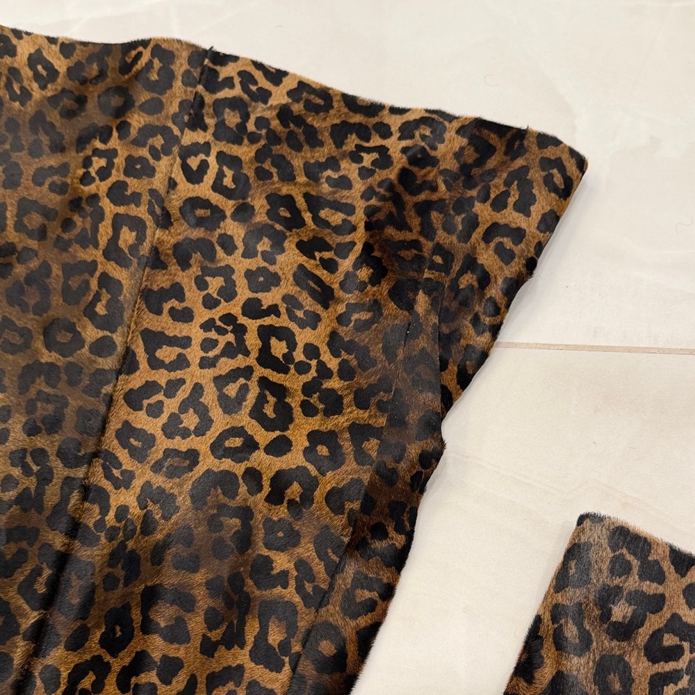 Carlisle Leopard Print Leather Jacket - Picture 6 of 15